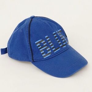 IKKS BLUE Cotton Baseball Cap Hat NWT